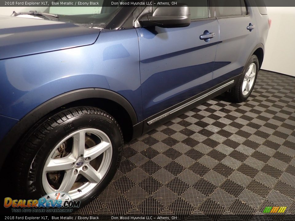 2018 Ford Explorer XLT Blue Metallic / Ebony Black Photo #10