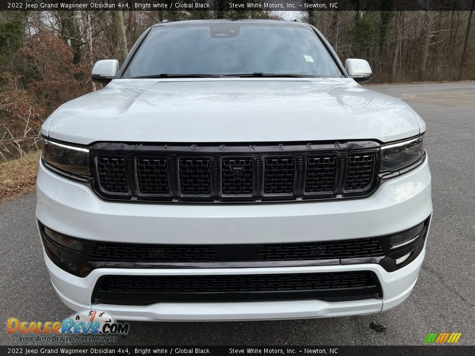 2022 Jeep Grand Wagoneer Obsidian 4x4 Bright white / Global Black Photo #4