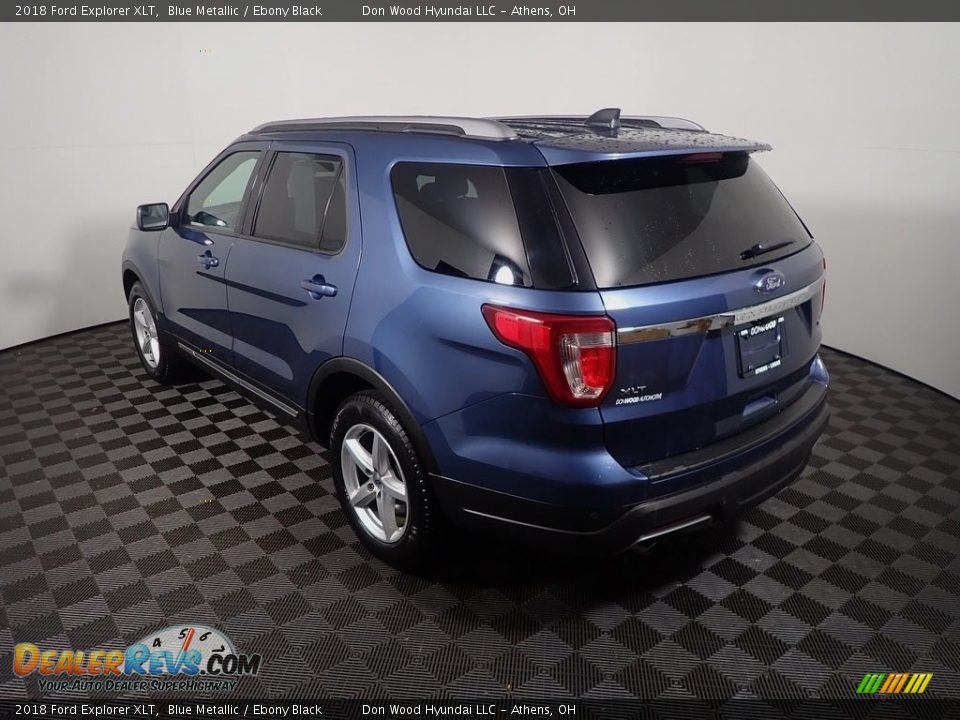 2018 Ford Explorer XLT Blue Metallic / Ebony Black Photo #12