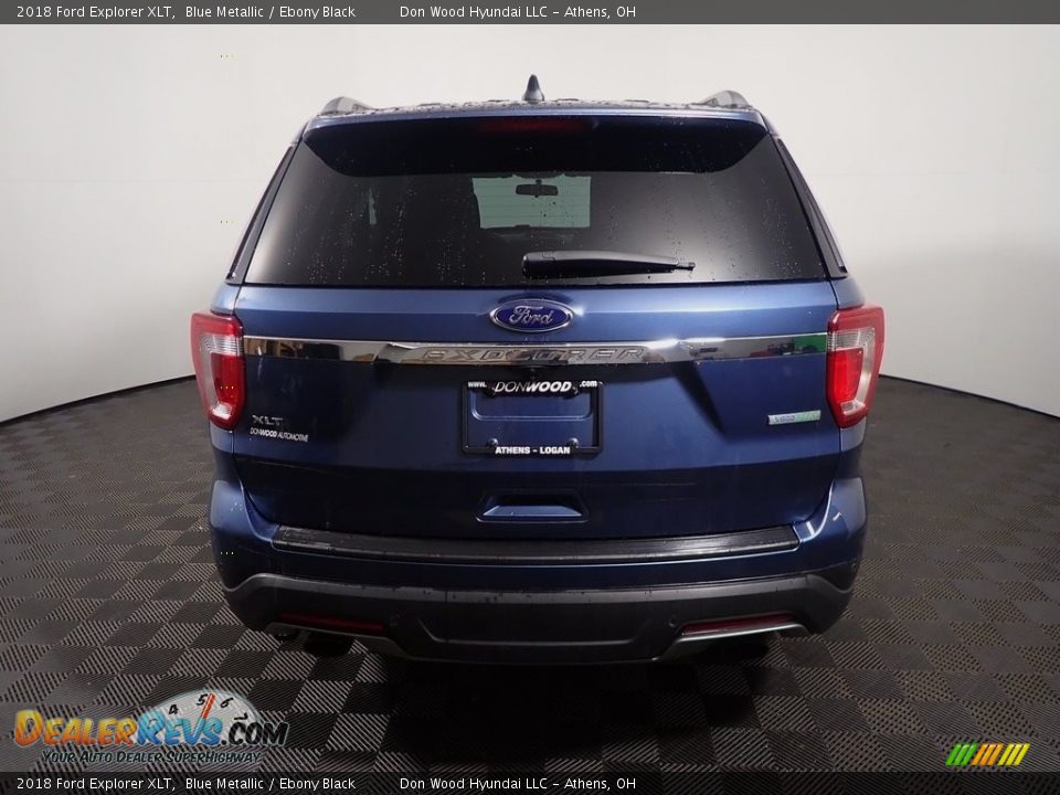 2018 Ford Explorer XLT Blue Metallic / Ebony Black Photo #13