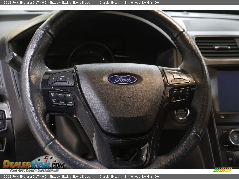 2018 Ford Explorer XLT 4WD Shadow Black / Ebony Black Photo #8