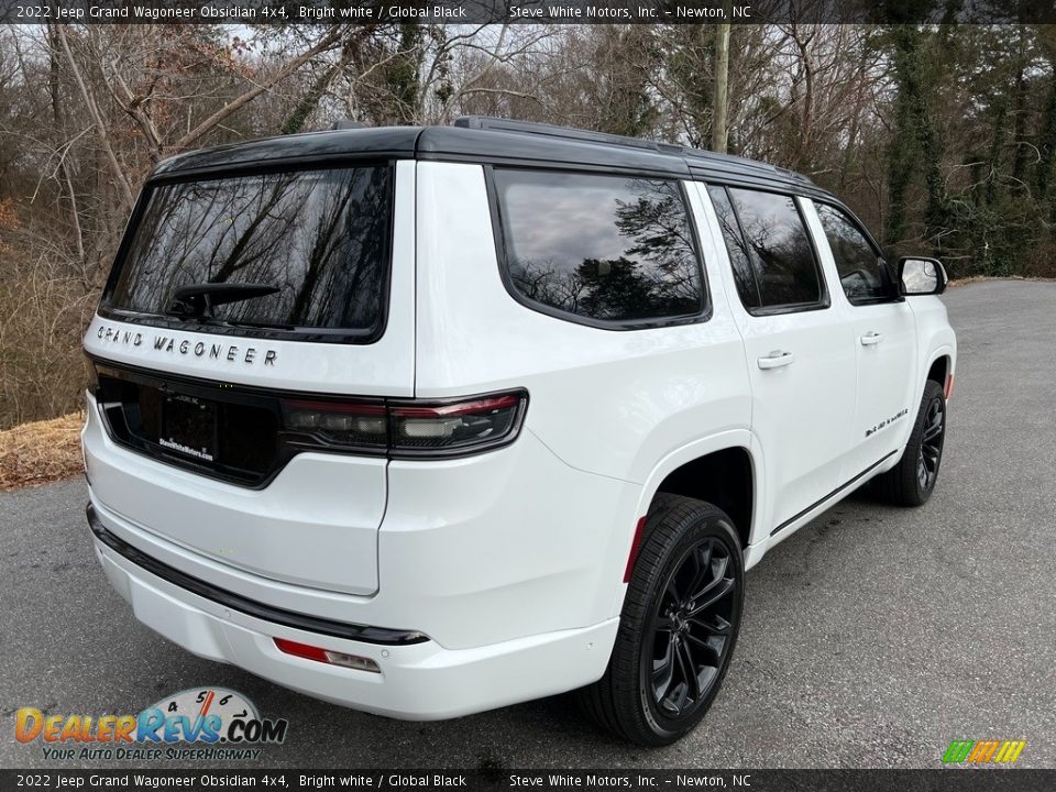 Bright white 2022 Jeep Grand Wagoneer Obsidian 4x4 Photo #8