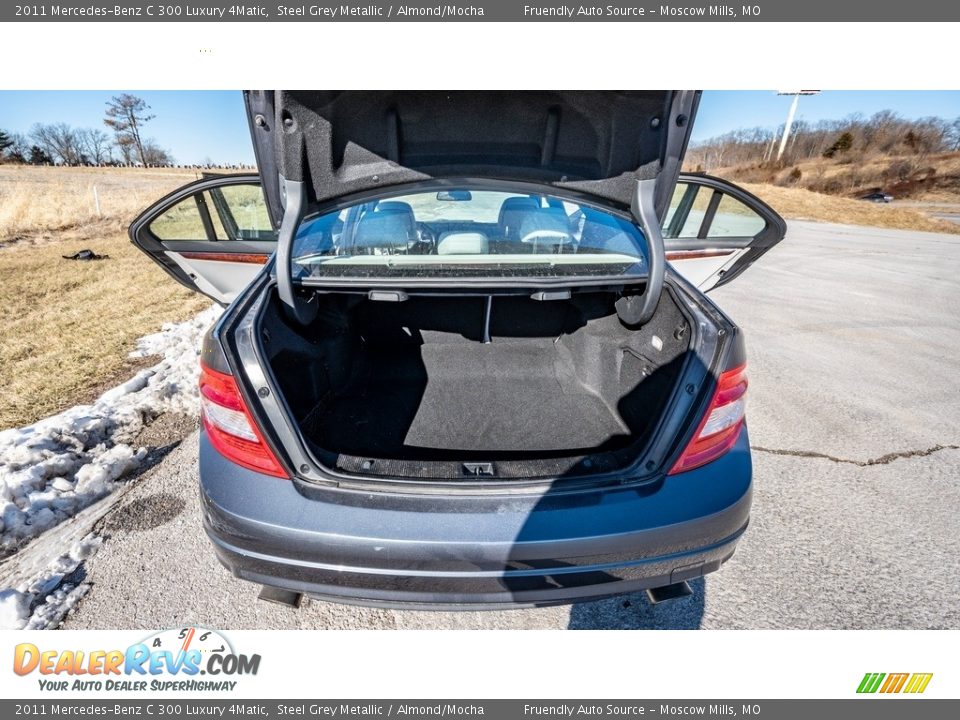 2011 Mercedes-Benz C 300 Luxury 4Matic Steel Grey Metallic / Almond/Mocha Photo #23