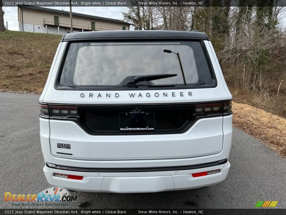 2022 Jeep Grand Wagoneer Obsidian 4x4 Bright white / Global Black Photo #9