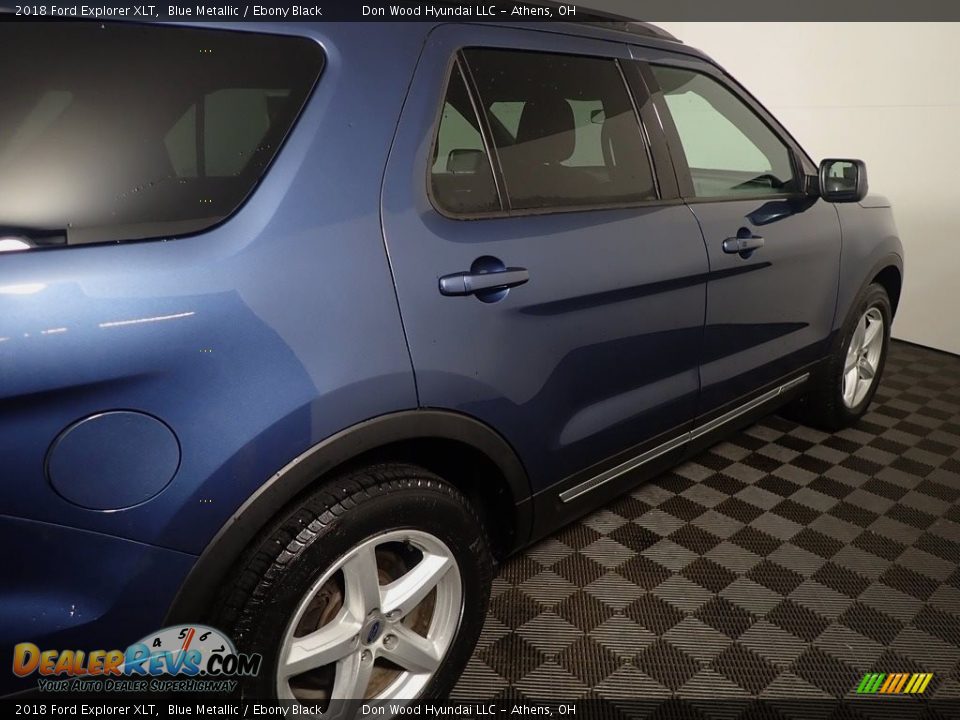 2018 Ford Explorer XLT Blue Metallic / Ebony Black Photo #19