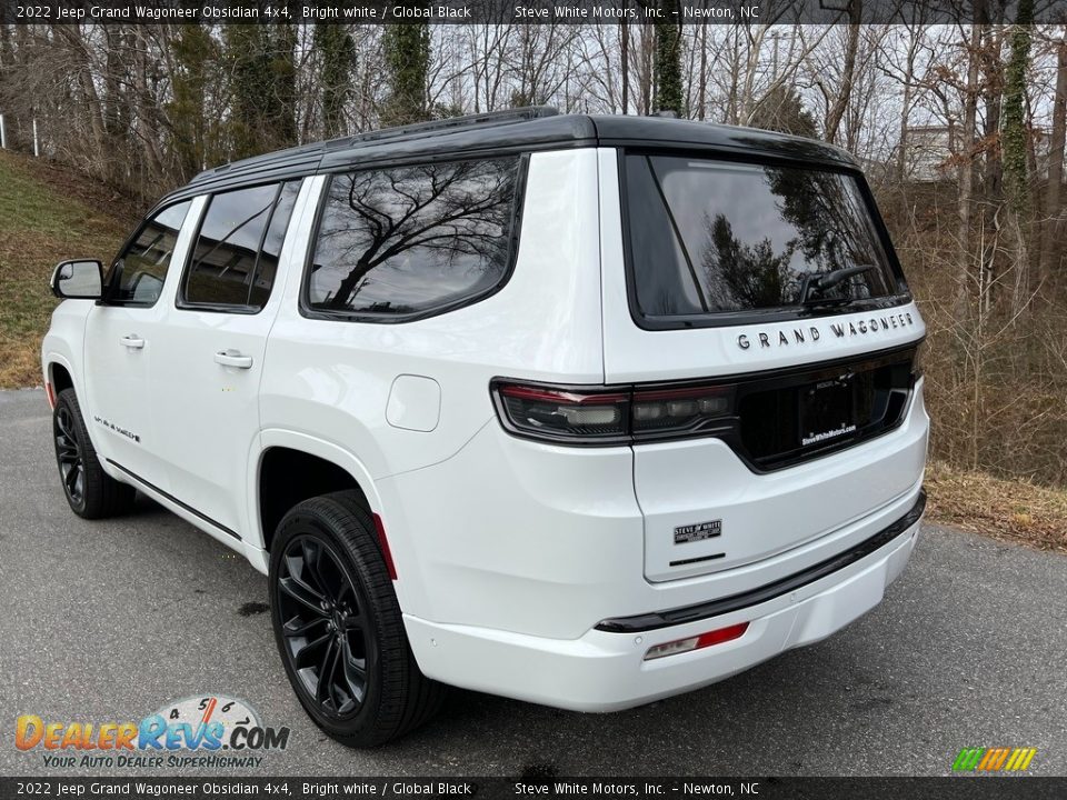 2022 Jeep Grand Wagoneer Obsidian 4x4 Bright white / Global Black Photo #10