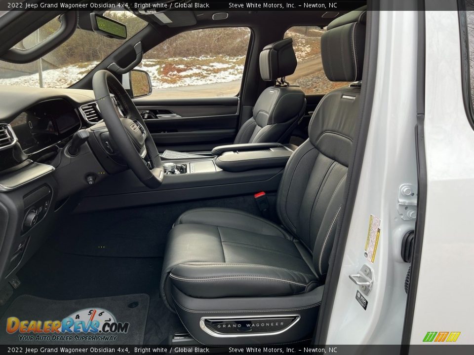 Global Black Interior - 2022 Jeep Grand Wagoneer Obsidian 4x4 Photo #13