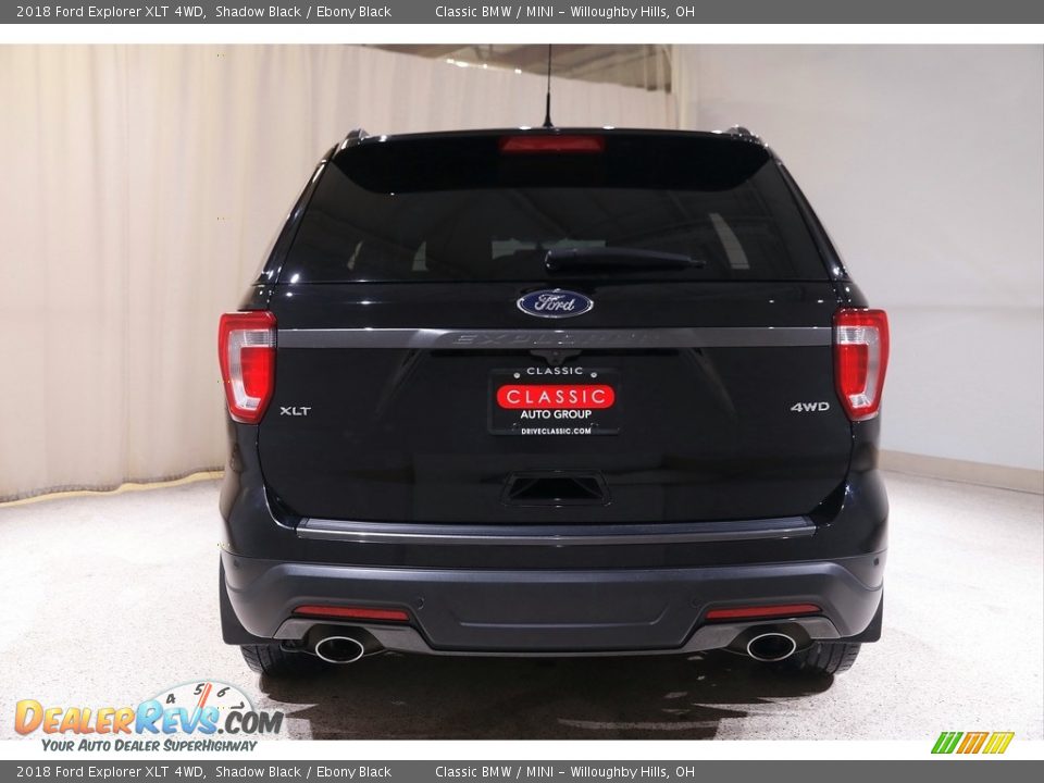 2018 Ford Explorer XLT 4WD Shadow Black / Ebony Black Photo #20