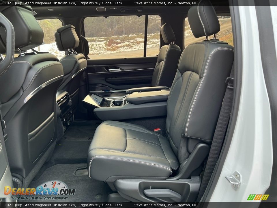 Rear Seat of 2022 Jeep Grand Wagoneer Obsidian 4x4 Photo #19