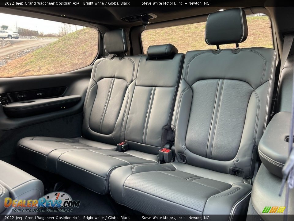 Rear Seat of 2022 Jeep Grand Wagoneer Obsidian 4x4 Photo #20