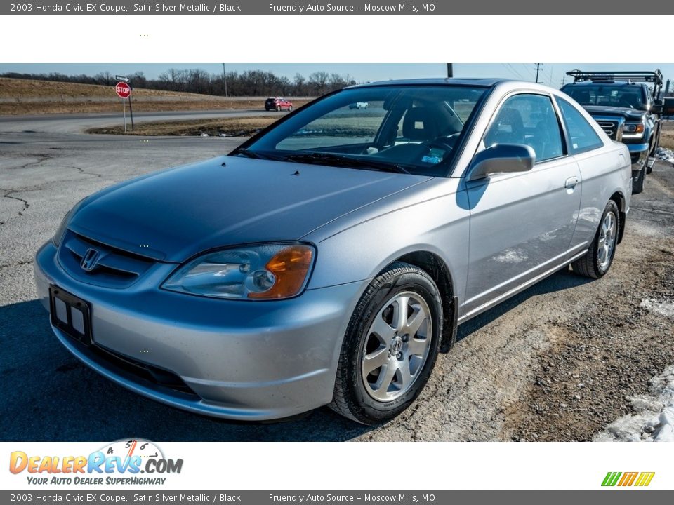 Front 3/4 View of 2003 Honda Civic EX Coupe Photo #8