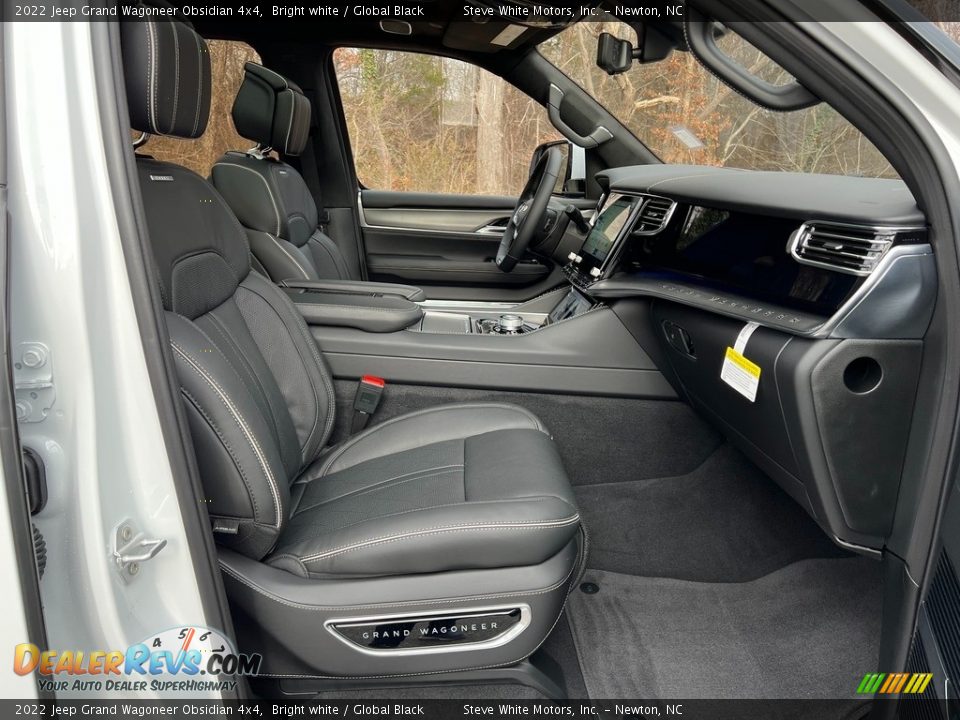 Front Seat of 2022 Jeep Grand Wagoneer Obsidian 4x4 Photo #29