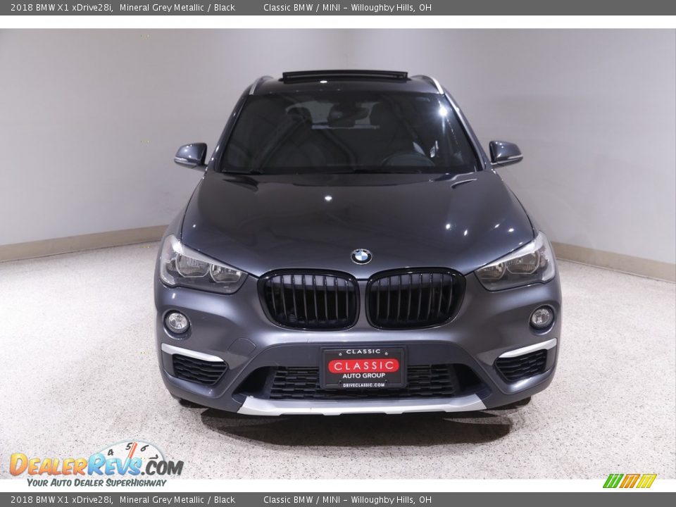 2018 BMW X1 xDrive28i Mineral Grey Metallic / Black Photo #2