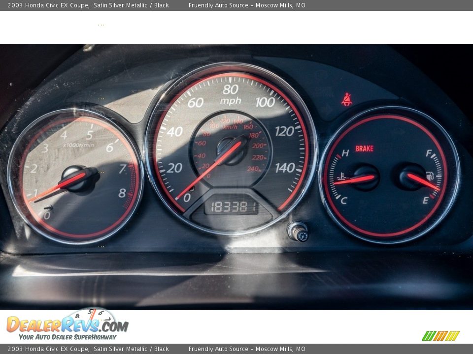 2003 Honda Civic EX Coupe Gauges Photo #30