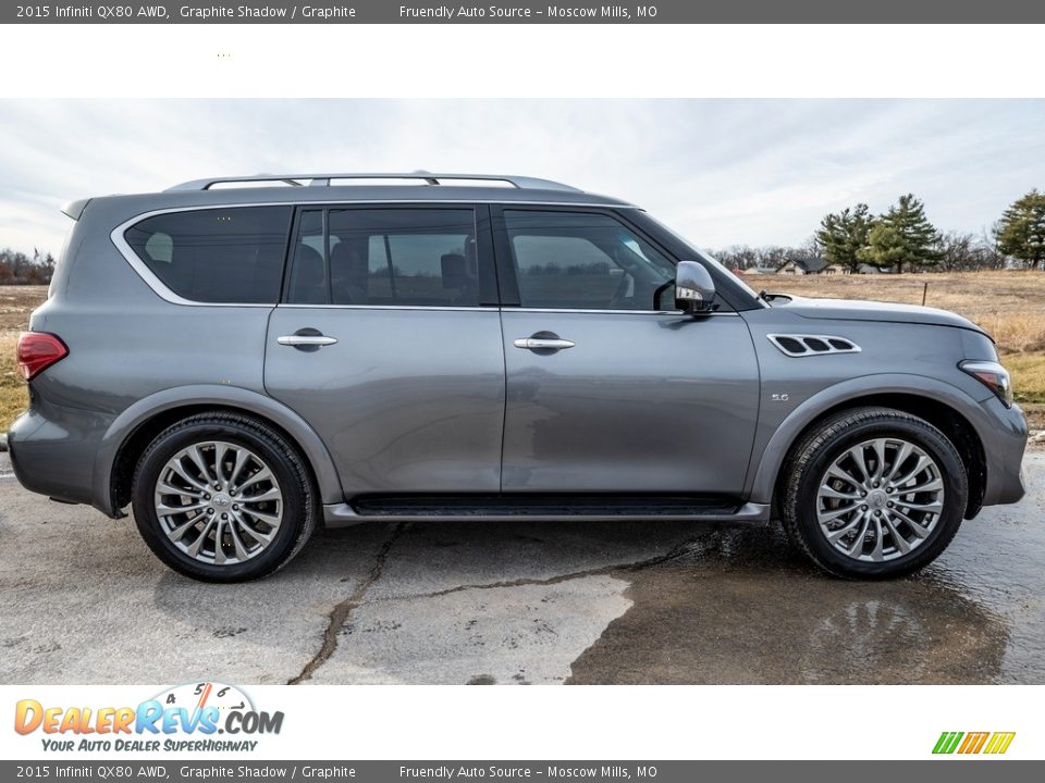 Graphite Shadow 2015 Infiniti QX80 AWD Photo #3