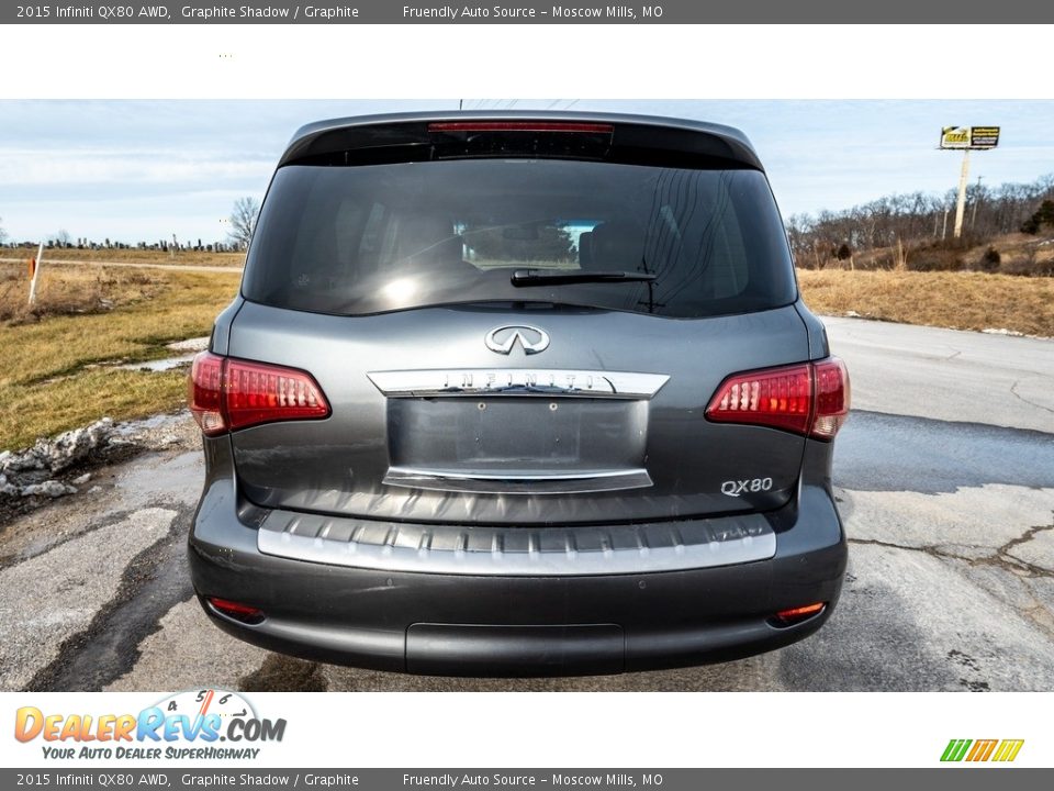 2015 Infiniti QX80 AWD Graphite Shadow / Graphite Photo #5