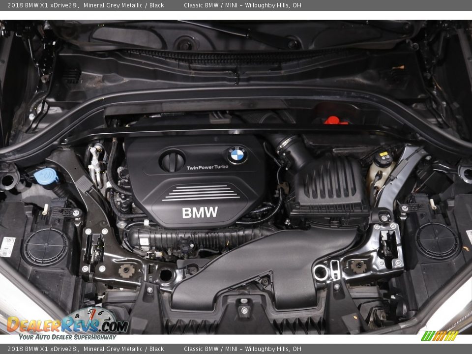 2018 BMW X1 xDrive28i Mineral Grey Metallic / Black Photo #20