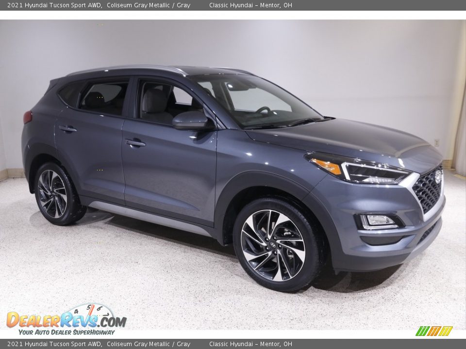 2021 Hyundai Tucson Sport AWD Coliseum Gray Metallic / Gray Photo #1