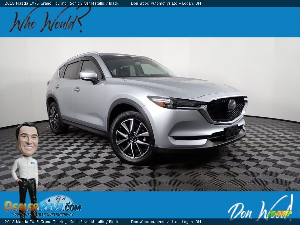 2018 Mazda CX-5 Grand Touring Sonic Silver Metallic / Black Photo #1