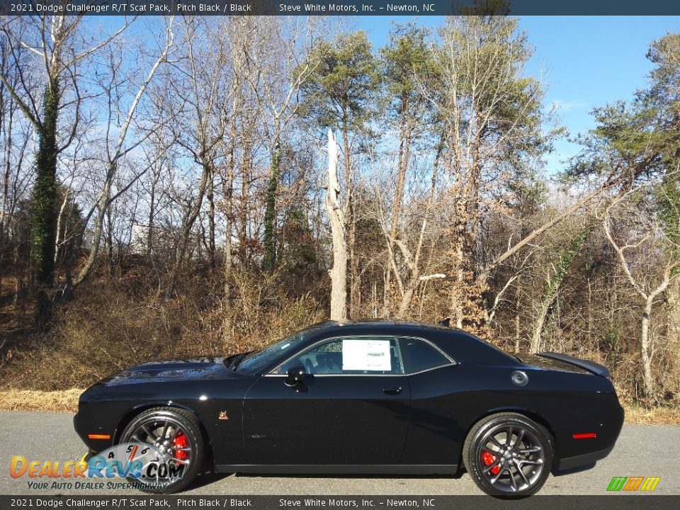 2021 Dodge Challenger R/T Scat Pack Pitch Black / Black Photo #1