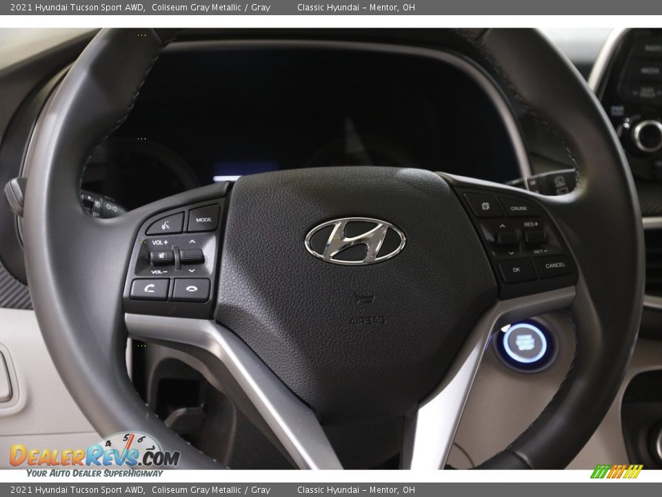 2021 Hyundai Tucson Sport AWD Coliseum Gray Metallic / Gray Photo #7
