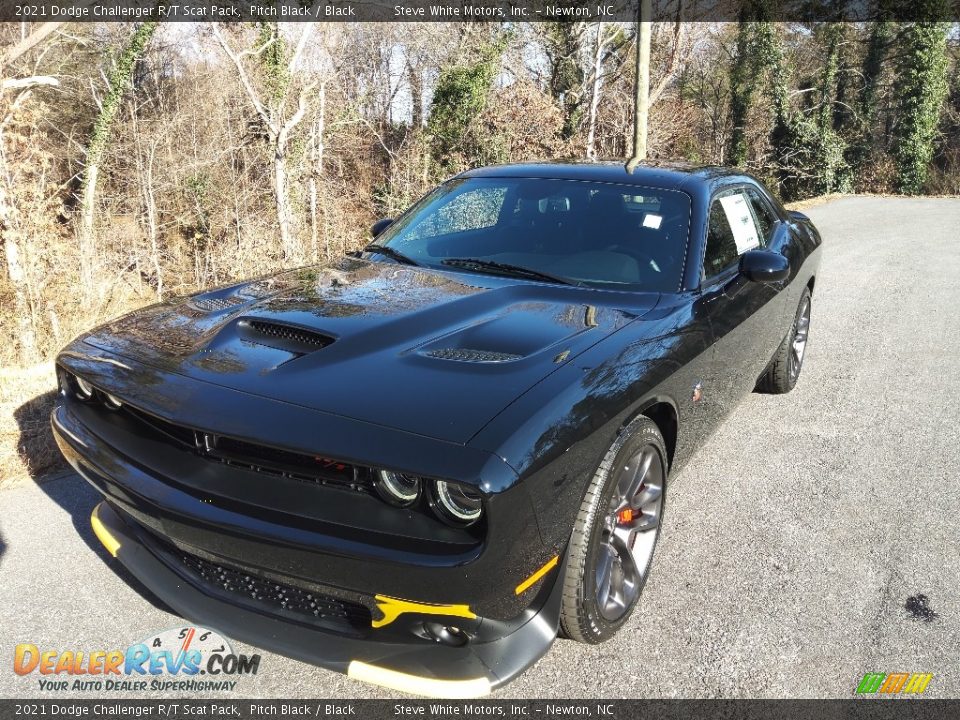 2021 Dodge Challenger R/T Scat Pack Pitch Black / Black Photo #2