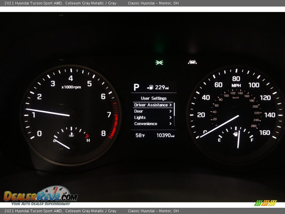 2021 Hyundai Tucson Sport AWD Coliseum Gray Metallic / Gray Photo #8