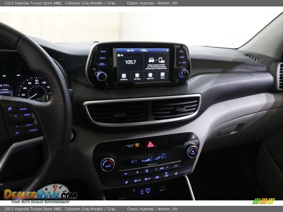 2021 Hyundai Tucson Sport AWD Coliseum Gray Metallic / Gray Photo #9