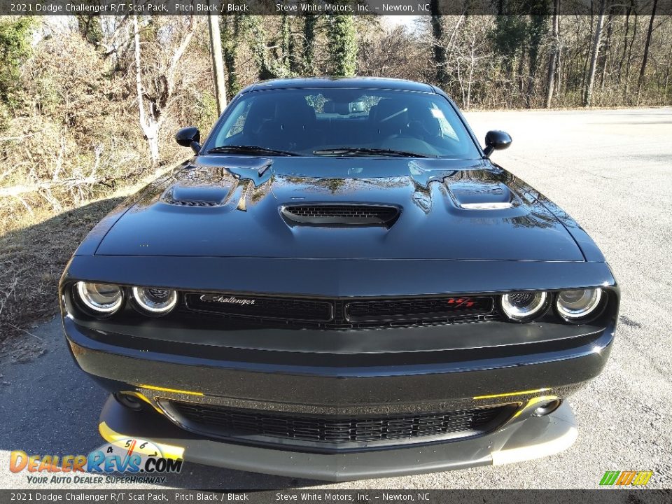 2021 Dodge Challenger R/T Scat Pack Pitch Black / Black Photo #3