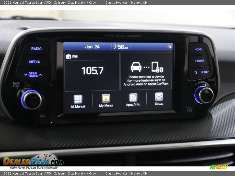 2021 Hyundai Tucson Sport AWD Coliseum Gray Metallic / Gray Photo #10