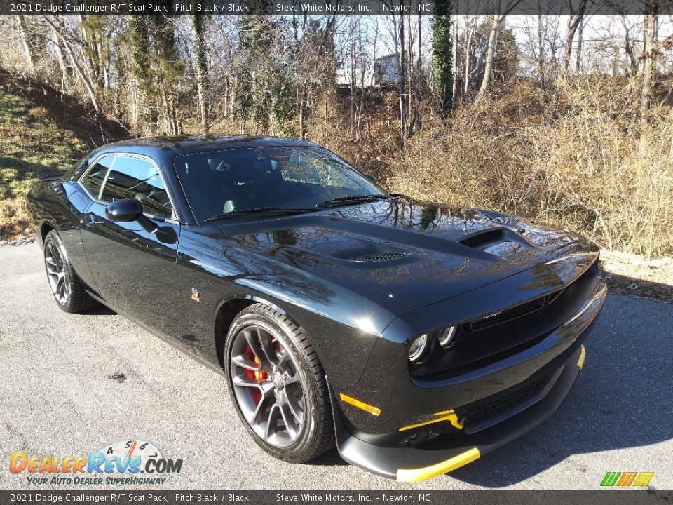 2021 Dodge Challenger R/T Scat Pack Pitch Black / Black Photo #4