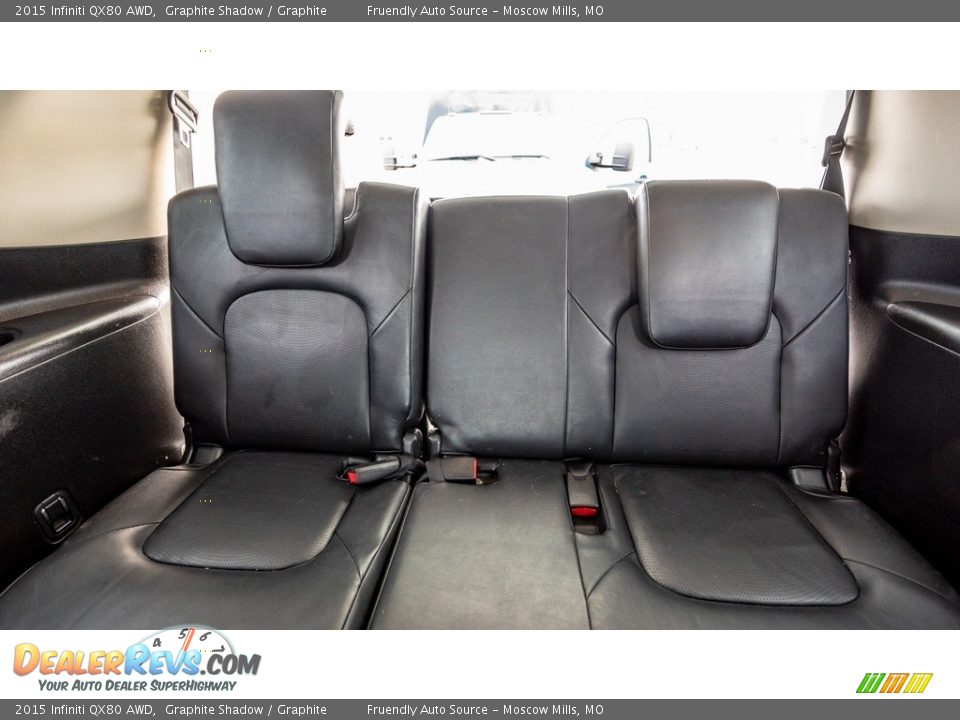 Rear Seat of 2015 Infiniti QX80 AWD Photo #21