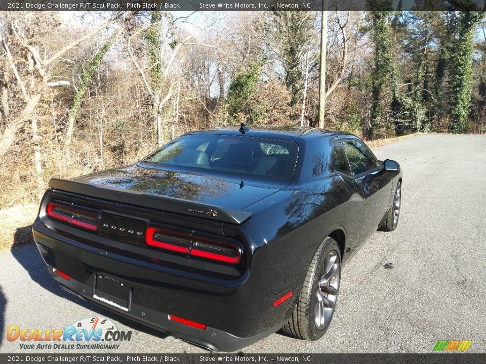 2021 Dodge Challenger R/T Scat Pack Pitch Black / Black Photo #6