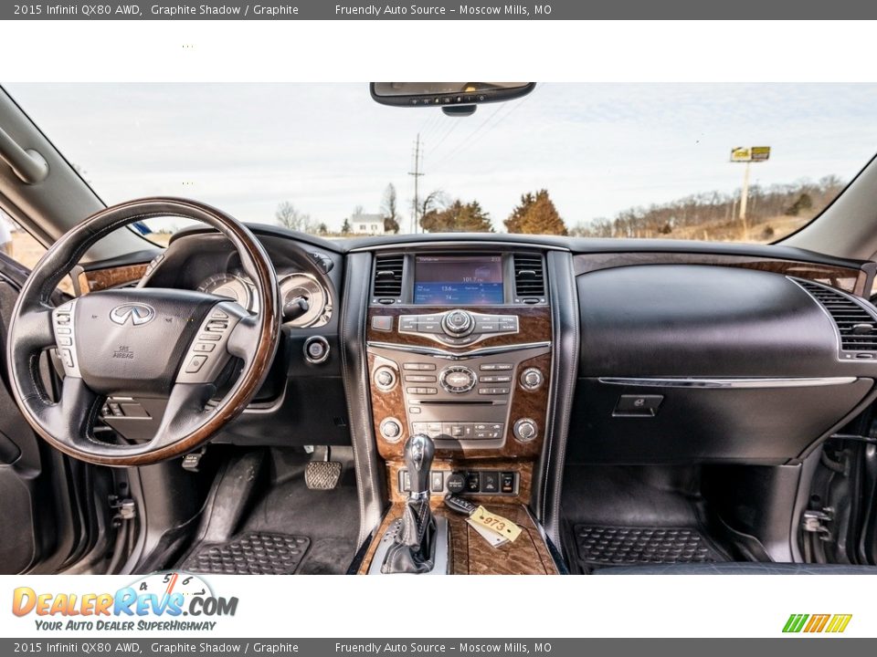 Dashboard of 2015 Infiniti QX80 AWD Photo #26