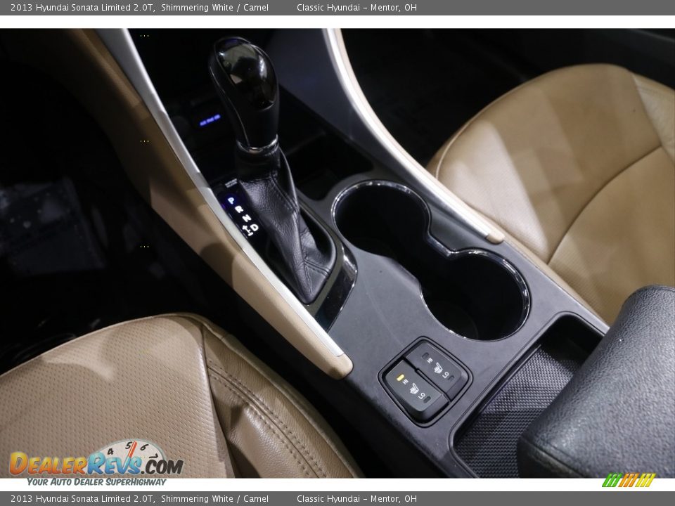 2013 Hyundai Sonata Limited 2.0T Shimmering White / Camel Photo #10
