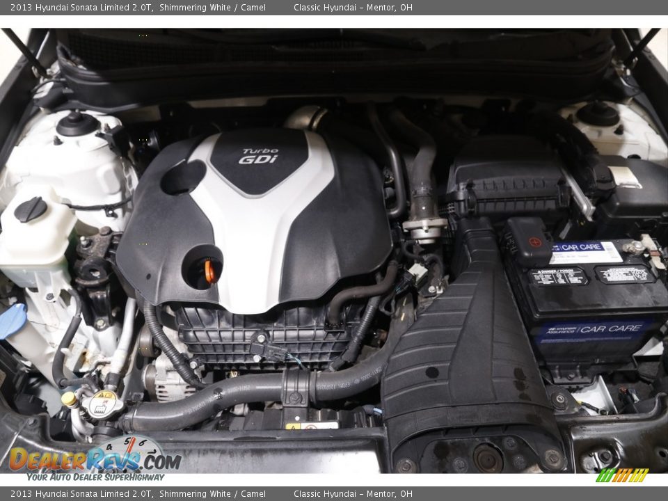 2013 Hyundai Sonata Limited 2.0T Shimmering White / Camel Photo #17