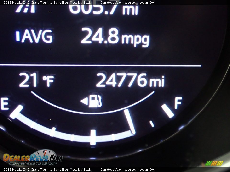 2018 Mazda CX-5 Grand Touring Sonic Silver Metallic / Black Photo #36