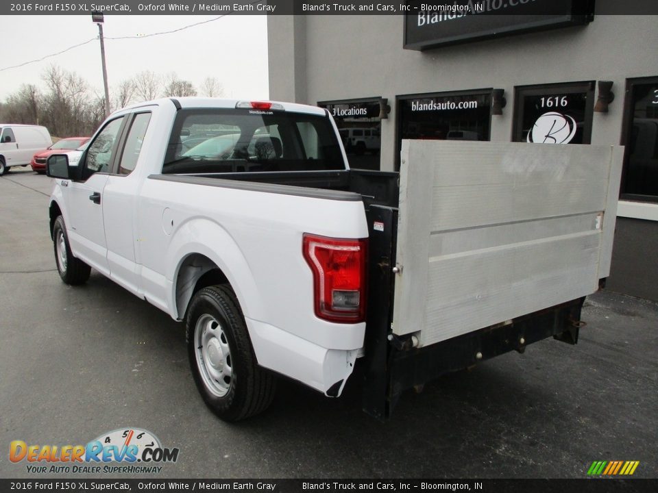 2016 Ford F150 XL SuperCab Oxford White / Medium Earth Gray Photo #3