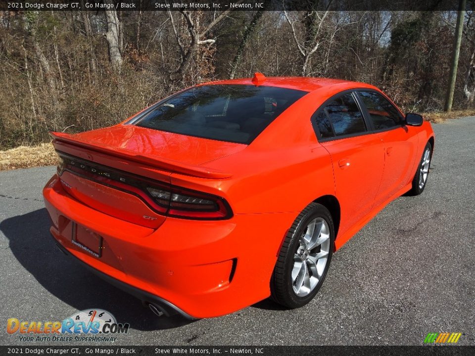 2021 Dodge Charger GT Go Mango / Black Photo #6