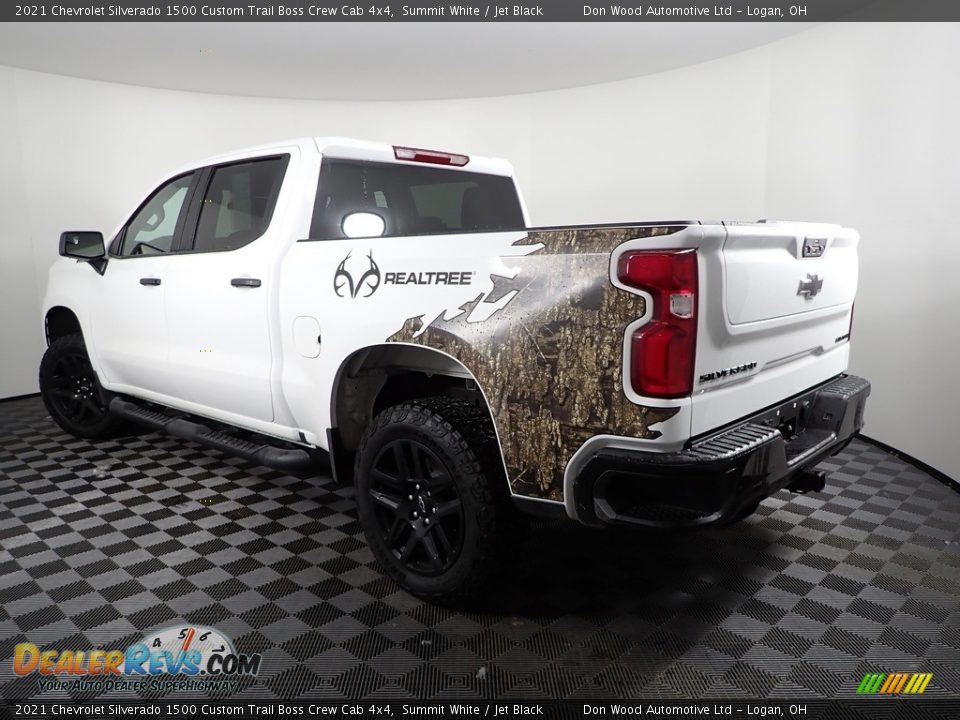 2021 Chevrolet Silverado 1500 Custom Trail Boss Crew Cab 4x4 Summit White / Jet Black Photo #11