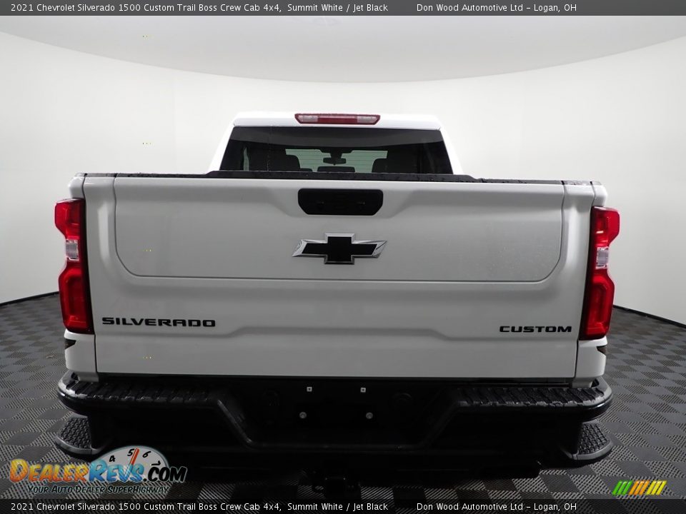 2021 Chevrolet Silverado 1500 Custom Trail Boss Crew Cab 4x4 Summit White / Jet Black Photo #12