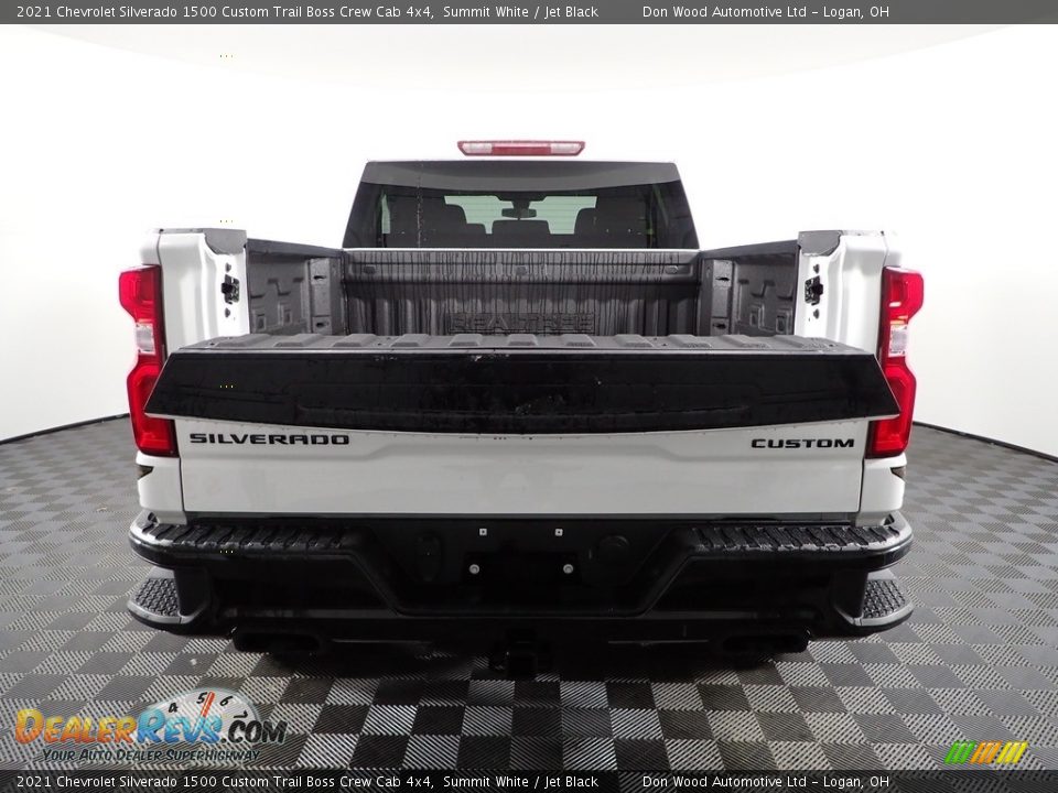 2021 Chevrolet Silverado 1500 Custom Trail Boss Crew Cab 4x4 Summit White / Jet Black Photo #13