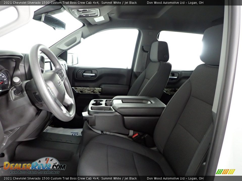 2021 Chevrolet Silverado 1500 Custom Trail Boss Crew Cab 4x4 Summit White / Jet Black Photo #18