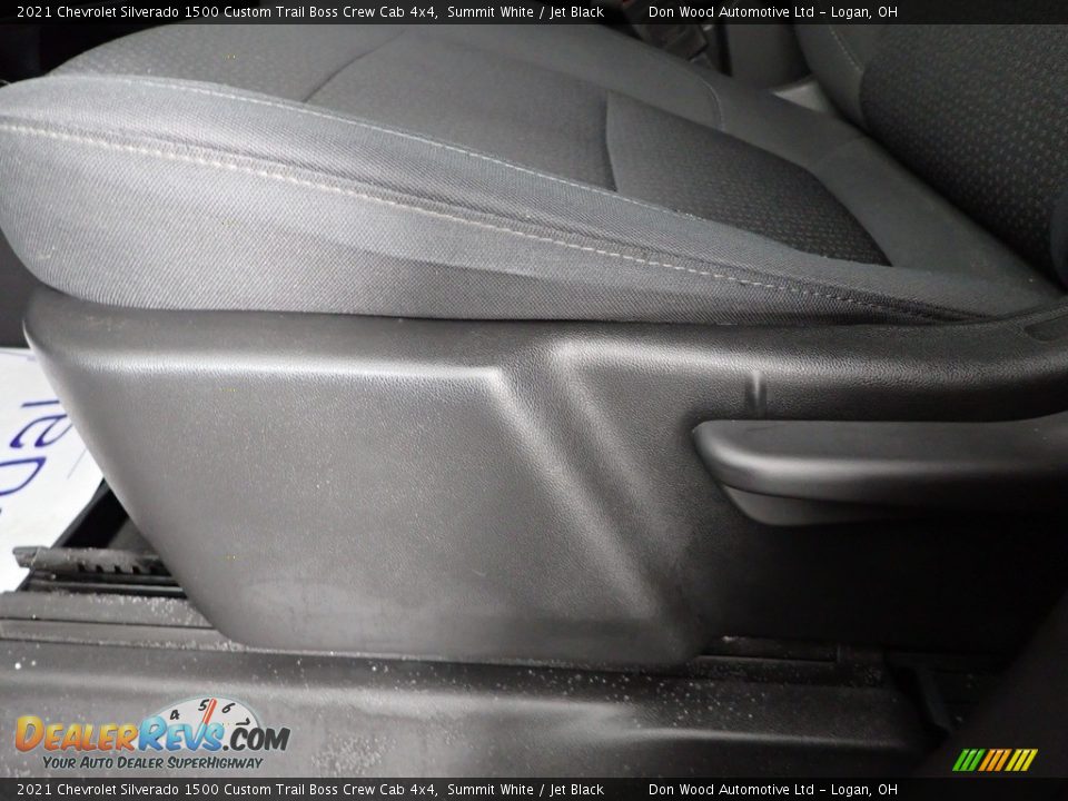 2021 Chevrolet Silverado 1500 Custom Trail Boss Crew Cab 4x4 Summit White / Jet Black Photo #20