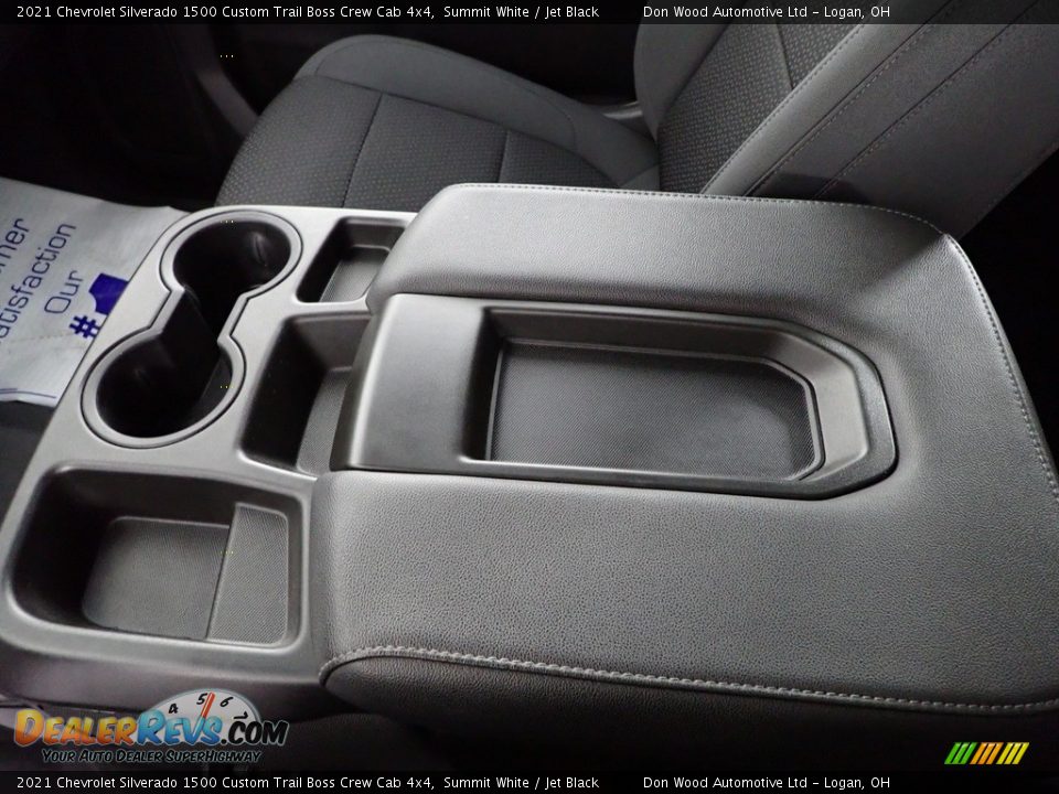 2021 Chevrolet Silverado 1500 Custom Trail Boss Crew Cab 4x4 Summit White / Jet Black Photo #26