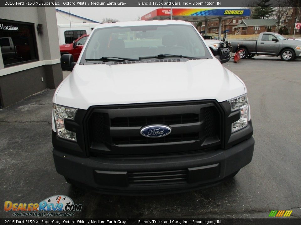 2016 Ford F150 XL SuperCab Oxford White / Medium Earth Gray Photo #22