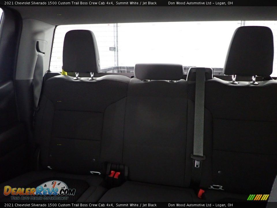 2021 Chevrolet Silverado 1500 Custom Trail Boss Crew Cab 4x4 Summit White / Jet Black Photo #27