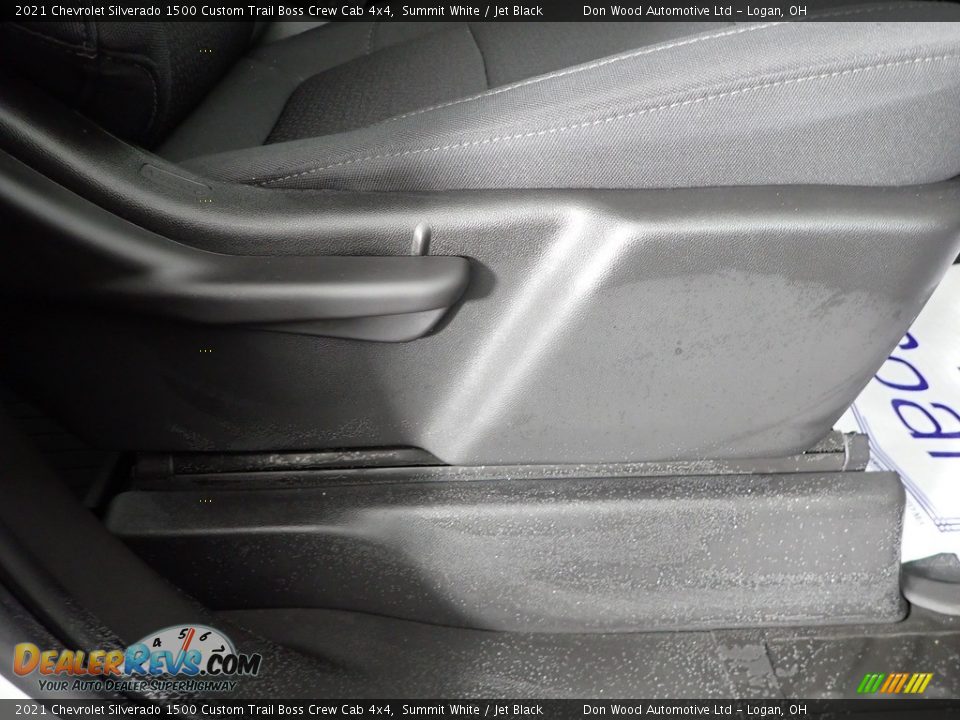 2021 Chevrolet Silverado 1500 Custom Trail Boss Crew Cab 4x4 Summit White / Jet Black Photo #34