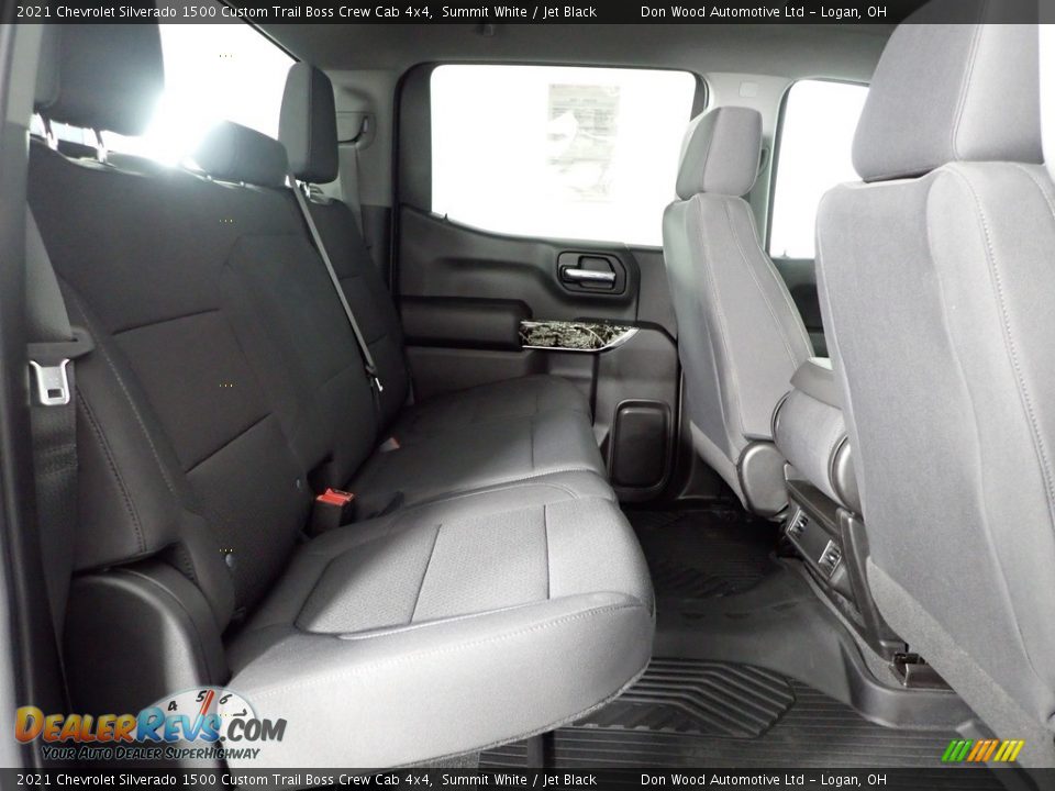 2021 Chevrolet Silverado 1500 Custom Trail Boss Crew Cab 4x4 Summit White / Jet Black Photo #36
