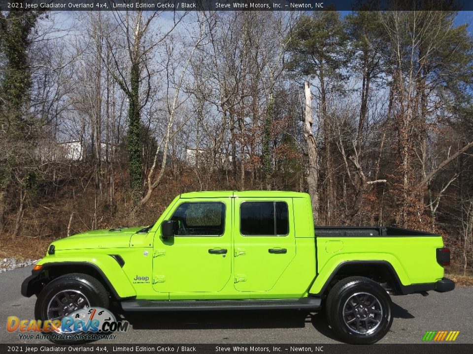 2021 Jeep Gladiator Overland 4x4 Limited Edition Gecko / Black Photo #1